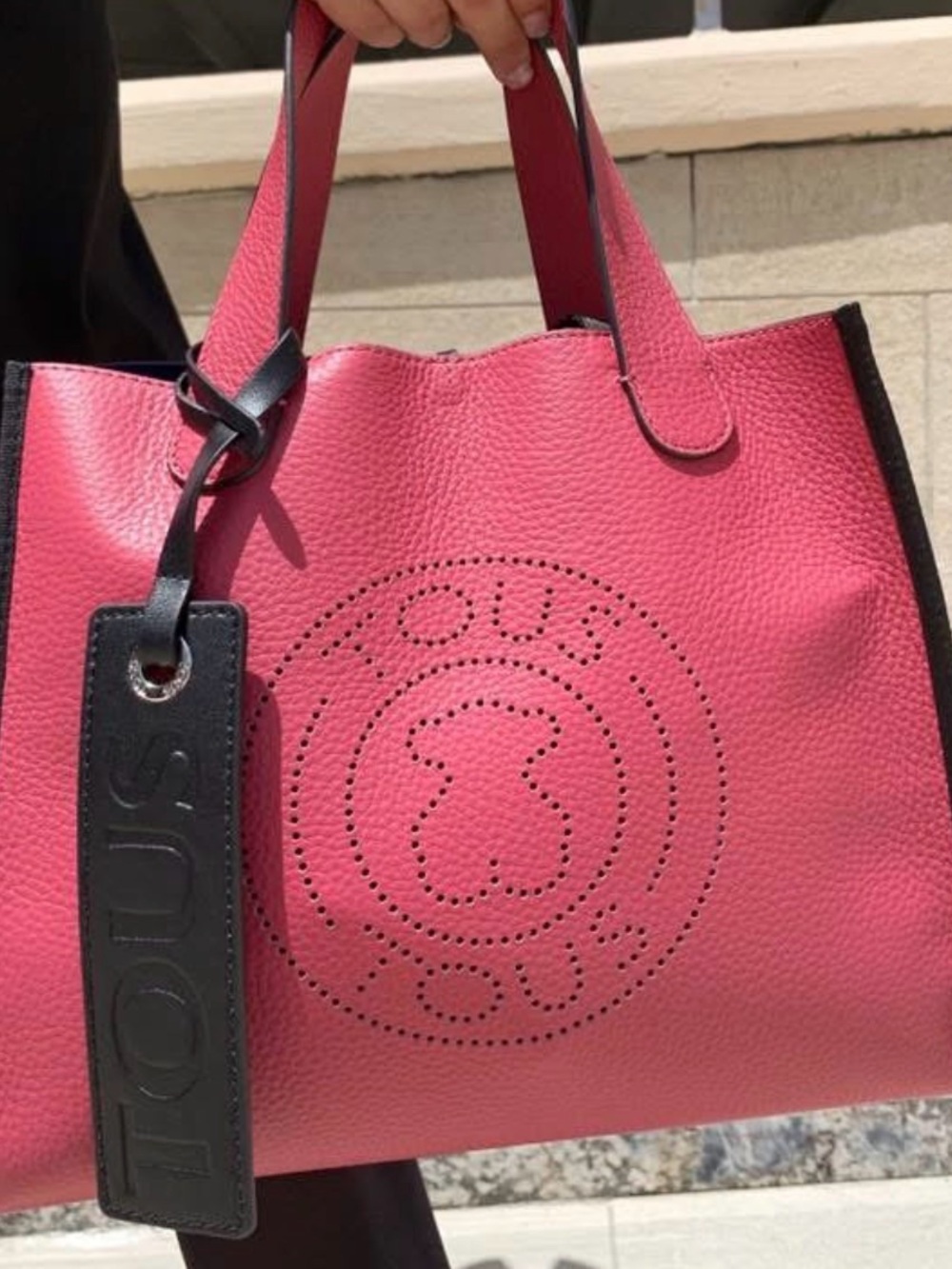 TOUS Leissa Tote Bag Dusty Rose